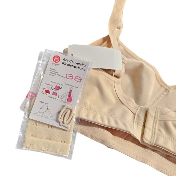 Bravado Nursing Bra, Removable Straps, Wireless, Nude, Size 32J/K, NWT - Picture 2 of 6